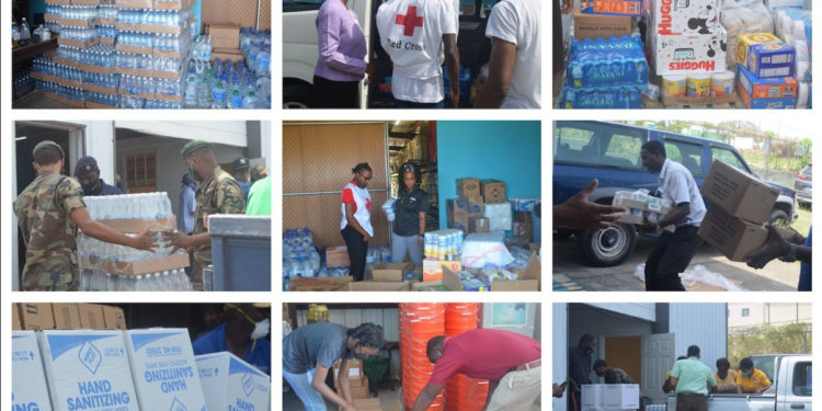 PM HARRIS PRAISES THE HUGE EFFORTS OF CITIZENS AND RESIDENTS TO HELP THE PEOPLE OF ST. VINCENT & THE GRENADINES