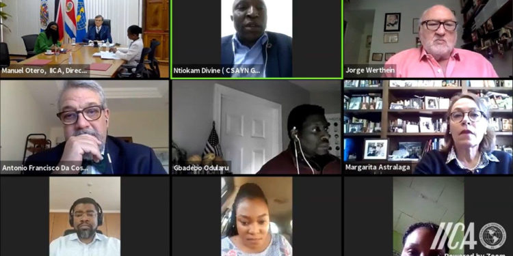 The rural youth of Africa and the Americas will engage in dialogue with a view to promoting agricultural sustainability