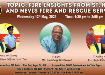 OFFICIALS FROM ST. KITTS AND NEVIS FIRE AND RESCUE SERVICES ARE SPECIAL GUESTS ON WORKING FOR YOU ON WEDNESDAY, MAY 12