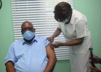 PRIME MINISTER HARRIS AMONGST THE FIRST TO RECEIVE SECOND DOSE OF VACCINE IN ST. KITTS AND NEVIS