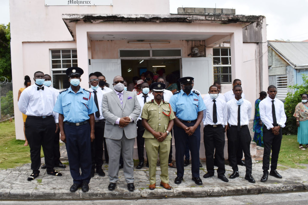 PM Harris joins firefighters as they seek God’s guidance ahead of a six-week training course