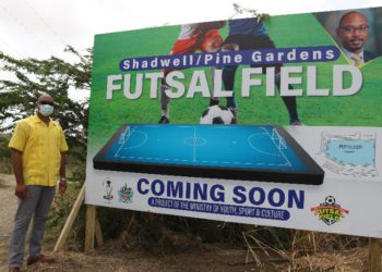 ST KITTS AND NEVIS KICKS OFF PLANS TO DEVELOP FUTSAL FIELD