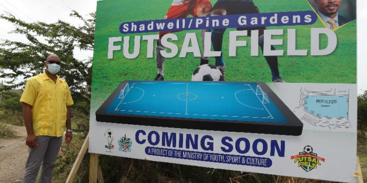 ST KITTS AND NEVIS KICKS OFF PLANS TO DEVELOP FUTSAL FIELD