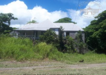 Mansion Estate Great House Destroyed by Fire