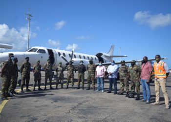 POLICE OFFICERS AND SOLDIERS FORM PART OF RSS PEACEKEEPING MISSION TO ST. VINCENT AND THE GRENADINES