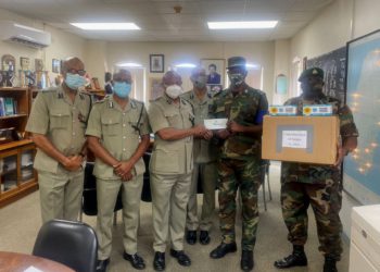 RSCNPF MAKES DONATION TO ROYAL ST. VINCENT AND THE GRENADINES POLICE FORCE