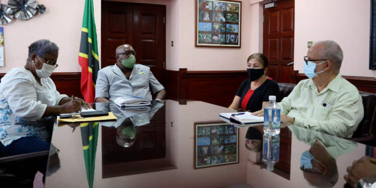 PRIME MINISTER HARRIS GETS UPDATE ON SITUATION IN CUBA BY AMBASSADOR HERNÁNDEZ