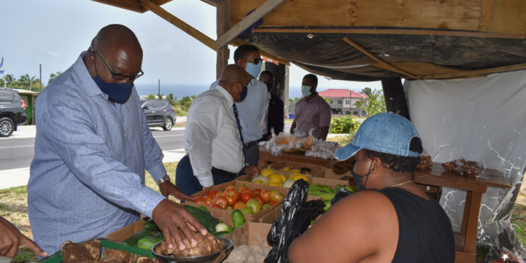 GOVERNMENT EXPANDING ITS COMMUNITY MARKETS INITIATIVE ACROSS ST. KITTS
