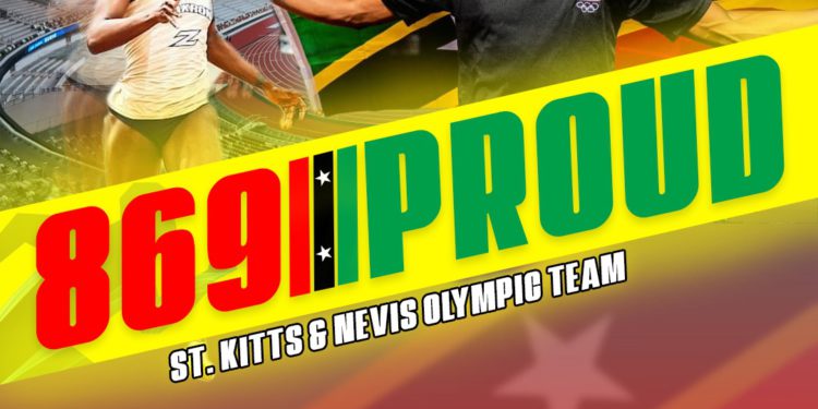 Team SKN Arrives in Tokyo for Summer Olympics, SKN Athletics launches 869 proud campaign