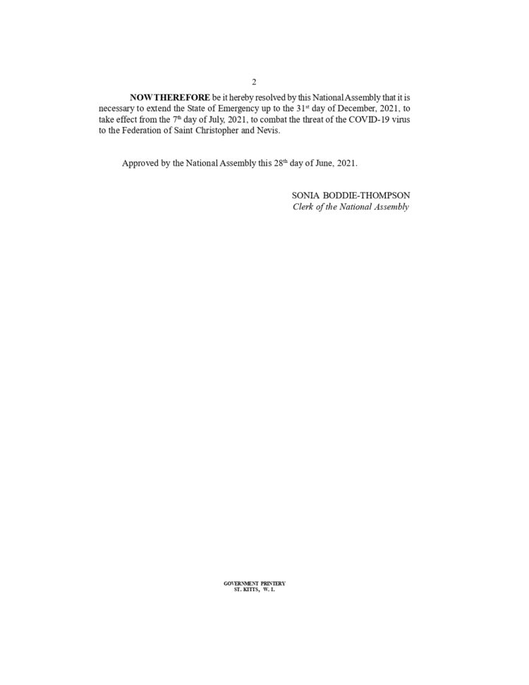 STATUATORY RULES AND ORDERS No.26 of 2021