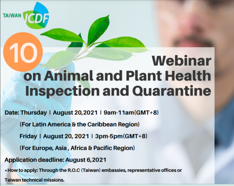 Animal and Plant Health Inspection and Quarantine Webinar