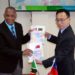 L-R: HON. ERIC EVELYN; H.E. AMBASSADOR MICHAEL LIN