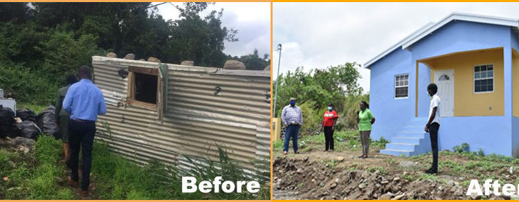 GOVERNMENT CONTINUES TO PROVIDE HOMES TO THE NEEDIEST WITH A BRAND NEW HOUSE FOR “MISS JIMMY”