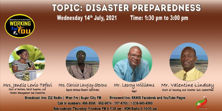 DISASTER PREPAREDNESS IS SPECIAL TOPIC ON WORKING FOR YOU ON WEDNESDAY, JULY 14