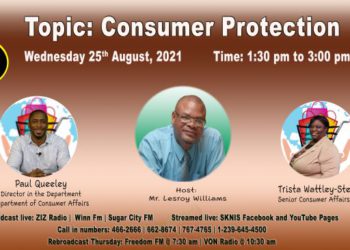 OFFICIALS FROM THE DEPARTMENT OF CONSUMER AFFAIRS ARE SPECIAL GUESTS ON WORKING FOR YOU ON WEDNESDAY, AUGUST 25