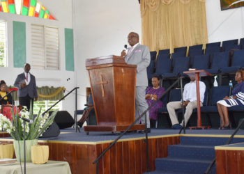 PM Harris commends Mt. Carmel Baptist Church for its role in Covid-19 fight