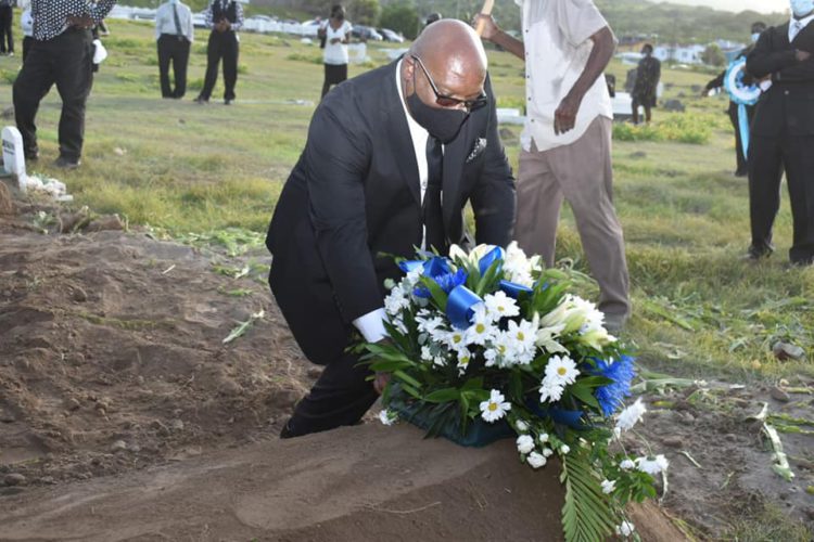 PM Harris joins family and friends at Educator John Charles’ home-going service