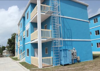 PRIME MINISTER HARRIS HIGHLY IMPRESSED WITH WELLINGTON ROAD HOUSING COMPLEX