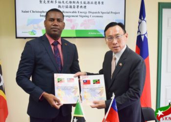 ROC (TAIWAN) RENEWS COMMITMENT TO THE GOVERNMENT OF ST. KITTS & NEVIS IN THE AREA OF RENEWABLE ENERGY