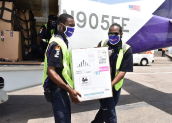 ST. KITTS AND NEVIS RECEIVES FIRST TRANCHE OF 11,700 DOSES OF THE PFIZER VACCINE FROM THE U.S. GOVERNMENT