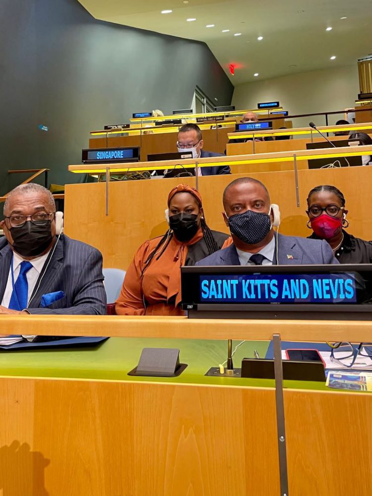 FOREIGN MINISTER BRANTLEY LEADS ST. KITTS AND NEVIS’ DELEGATION TO OPENING SESSION OF UNITED NATIONS GENERAL ASSEMBLY