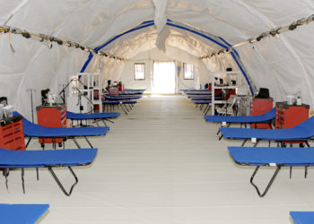FIELD HOSPITALS TO ARRIVE IN ST. KITTS & NEVIS SHORTLY TO AID IN THE FIGHT AGAINST COVID-19