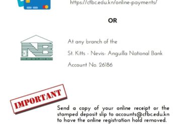 CFBC Cashier’s booth is closed until further notice