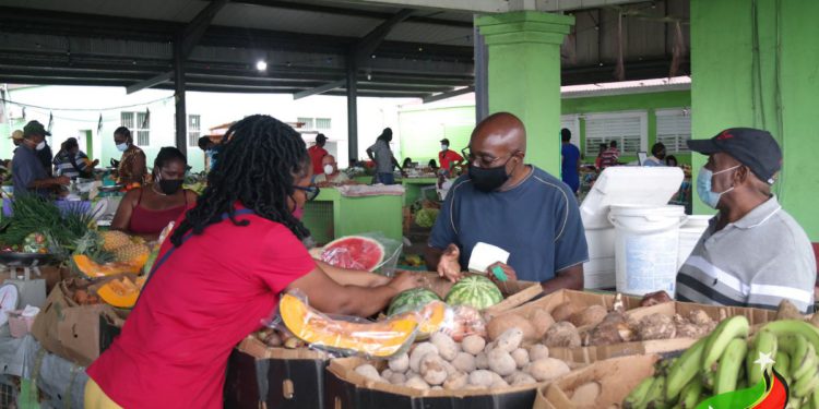 PRIME MINISTER HARRIS PLEASED WITH INCREASED PRODUCTION BY FARMERS AND FISHERS