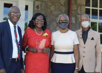 Nurse Manners honoured for dedicated 39-year contribution to Health in Nevis