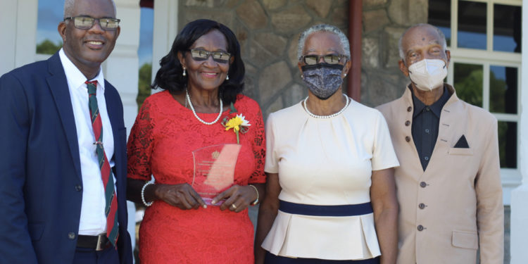 Nurse Manners honoured for dedicated 39-year contribution to Health in Nevis