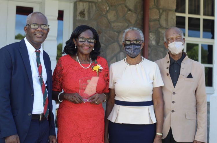 Nurse Manners honoured for dedicated 39-year contribution to Health in Nevis