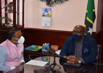 INDIA’S HIGH COMMISSIONER TO ST. KITTS & NEVIS PAYS COURTESY CALL ON PM HARRIS, INTRODUCES NEW HONORARY CONSUL