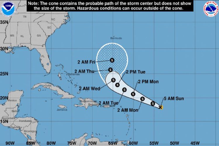 TROPICAL STORM PETER ADVISORY #1