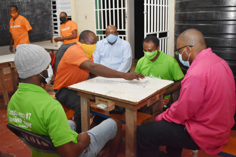 Narrow win for defending champion Tabernacle on opening night of #7 Domino League