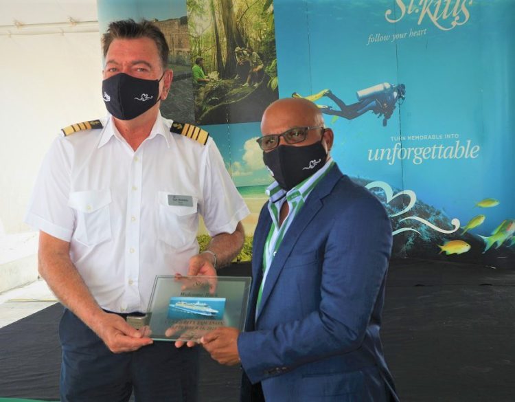 MINISTER OF TOURISM WELCOMES CELEBRITY EQUINOX BACK TO THE FEDERATION