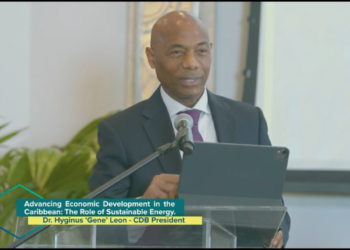 CDB President cites sustainable energy transition as a necessity for Caribbean development