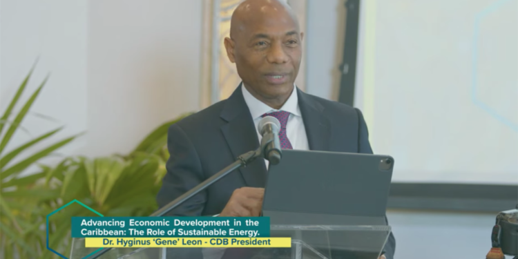 CDB President cites sustainable energy transition as a necessity for Caribbean development