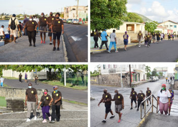 St. Kitts (Basseterre) Lions Club holds ‘Journey for Sight’ walk, presents white canes