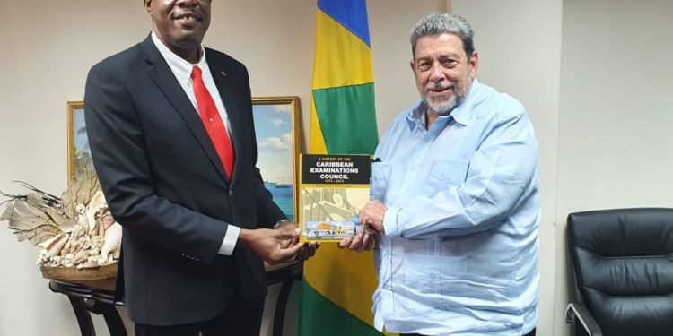 CXC® Registrar and Team Pay Courtesy Call on Prime Minister Gonsalves of St Vincent and the Grenadines