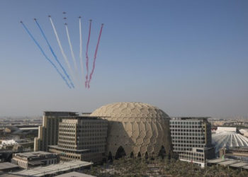 A view from above – Red Arrows’ lead pilot praises Expo 2020 Dubai site as a phenomenal piece of engineering and design