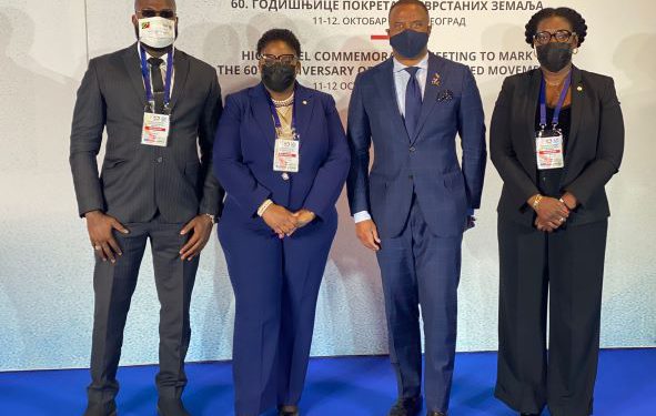 Foreign Minister Brantley leads Saint Kitts and Nevis delegation to High-Level  Meeting in Belgrade