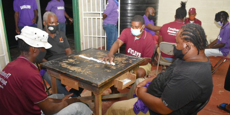 Small Corner Bar spills Guinness in Constituency Number Seven Domino League