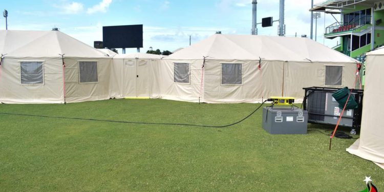 40-BED CAPACITY FIELD HOSPITALS FURTHER STRENGTHEN ST. KITTS AND NEVIS’ HEALTH SYSTEM