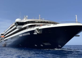 M.S. World Navigator Makes Unscheduled Call