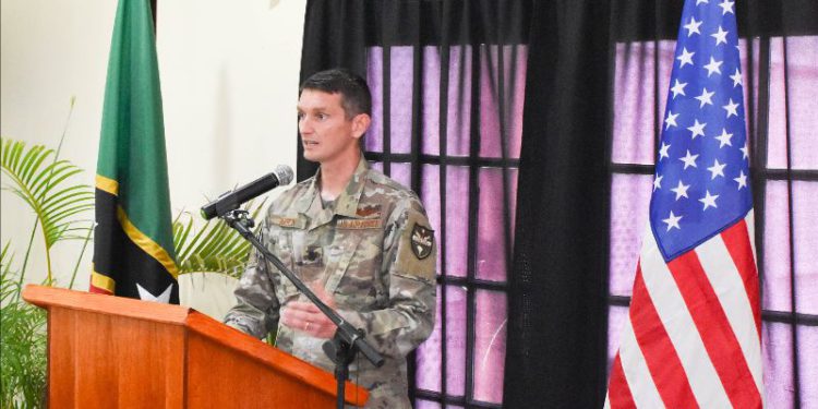 OFFICIALS LAUD STRONG BONDS BETWEEN ST KITTS AND NEVIS AND U.S. SOUTHCOM AT FIELD HOSPITAL DONATION CEREMONY