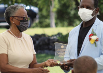 Gingerland musician Mr. Curtley Maynard honoured for contribution to Music