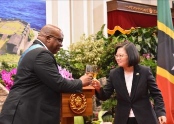 PRIME MINISTER HARRIS LEADS TOAST TO TAIWAN ON THE ATTAINMENT OF ITS 110TH ANNIVERSARY OF THE COUNTRY’S NATIONAL DAY