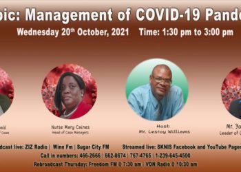 COVID-19 MANAGEMENT IS SPECIAL TOPIC ON WORKING FOR YOU ON WEDNESDAY, OCTOBER 20