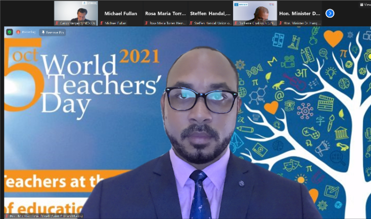 At UN ministerial Conference, Minister Powell stresses the importance of professionalizing the teaching force