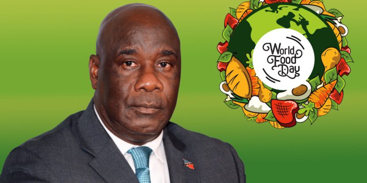 Nevis Agriculture Minister Jeffers delivers address for World Food Day 2021